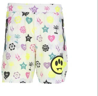 Allover Printed Bermuda Shorts