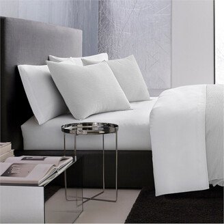 Waffle Pique Grey Comforter/Sham Set