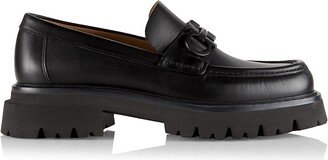 Florian Leather Lug-Sole Platform Loafers