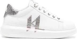 Kapri monogram-embellished sneakers