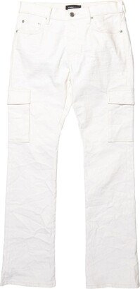 P004 cargo flared jeans