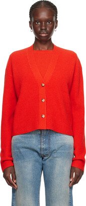 Guest in Residence SSENSE Exclusive Red Cardigan