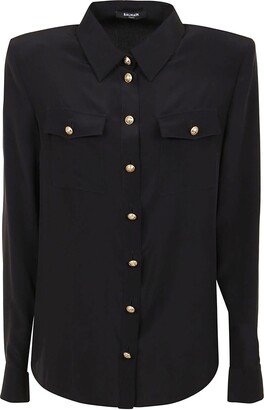 2 Pkts Crepe De Chine Buttoned Shirt