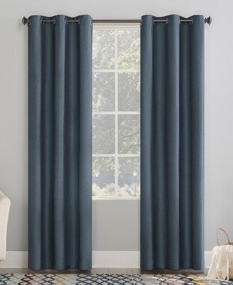 No. 918 Lindstrom Textured Draft Shield Grommet Curtain Panel, 40