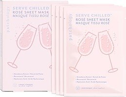 Serve Chilled Rose Sheet Mask, Pack of 4