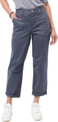 Women's Ab Solution Sky Rise Patch Roll Cuff Utility