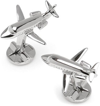 Ox Bull & Trading Co Sterling Private Jet Cufflinks