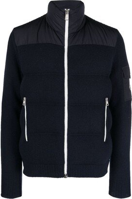 Knitted Wool Quilted Jacket