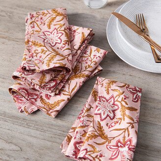 Starflower Cotton Napkins, Set of 4