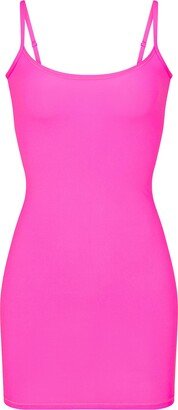 Fits Everybody Slip Dress | Neon Pink