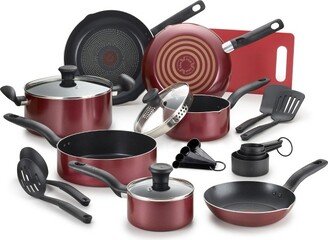 Simply Cook Prep and Cook Nonstick 17pc Set - Red