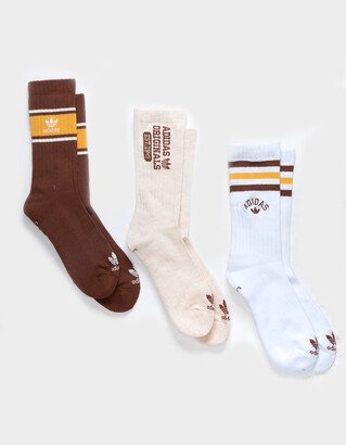 New Prep 3 Pack Crew Socks