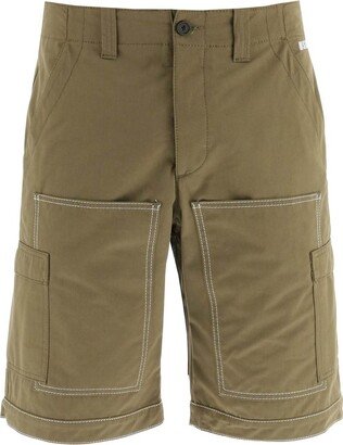 Wide-Leg Cargo Shorts