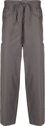 Logo-Patch Straight-Leg Trousers-AY