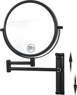 Adair Lighted Makeup Mirror Swing Arm Double-Side