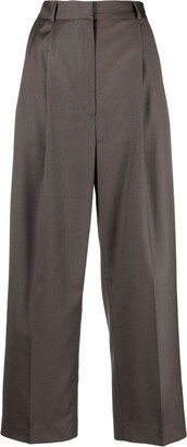 Wool Cropped Trousers-AA