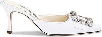 Maysale Jewel 70 Mule in Ivory