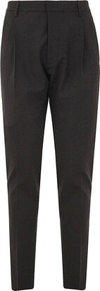 Logo Patch Slim-Cut Cropped Pants