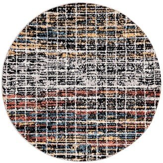 Bayshore Home Porthos POR09 3'3 x 3'3 Round Area Rug