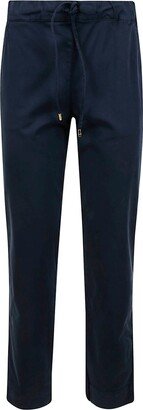 Drawstring Cropped Trousers-AE
