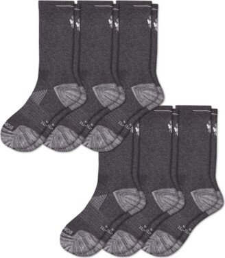 Women's Running Calf Sock 6-Pack - Charcoal Bee - Medium - Athletic