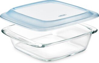 Glass 2-Qt Baking Dish & Lid