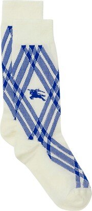 Equestrian Knight cotton-blend socks