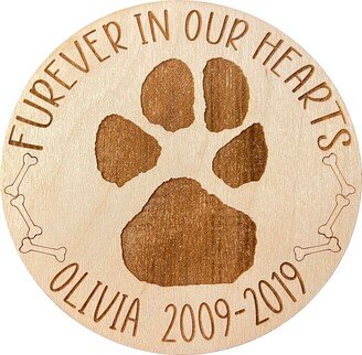 Customized Dog Or Cat Paw Print | Furever in Our Hearts Gift