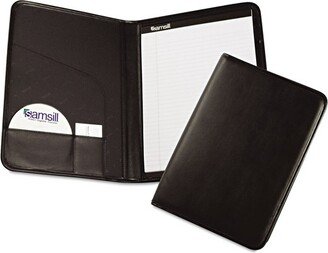 Samsill Professional Padfolio Storage Pockets/Card Slots Writing Pad Black 70810