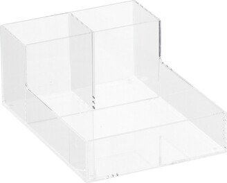 Luxe Cosmetic & Brush Organizer Clear