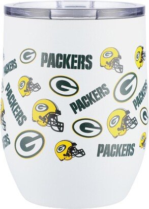 Memory Company Green Bay Packers 16 Oz Allover Print Stemless Tumbler