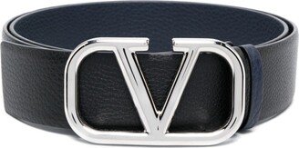 VLogo Signature pebbled belt