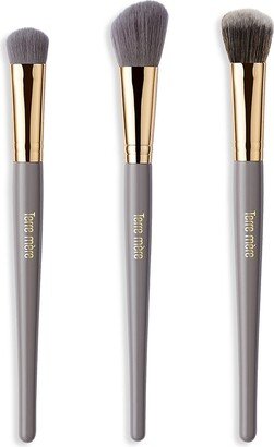 TERRE MERE 3-Piece Essential Face Sculpting Brush Set