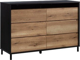 Acadia Way 6 Drawer Dresser Raven Oak