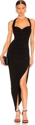 Cayla Side Drape Gown-AB