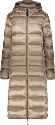 Leah Long Hooded Down Jacket