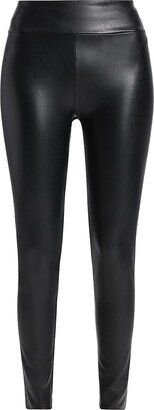 Vegan Leather Leggings-AB