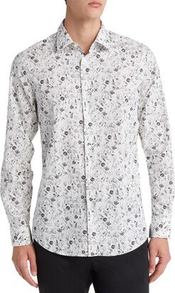 Floral Print Dress Shirt