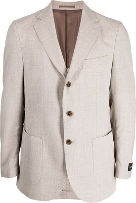 Man On The Boon. Single-Breasted Wool Blazer