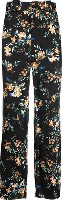 Floral-Print Tailored Trousers-AB