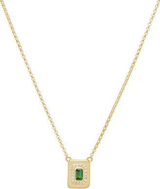 Ali Grace Tourmaline and Diamond Nugget Necklace