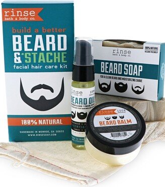 Rinse Bath & Body Co. Beard & Stache Kit