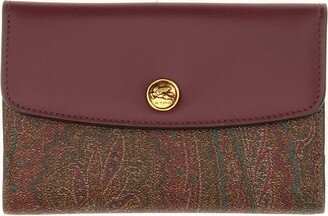 Paisley Print Wallet-AA