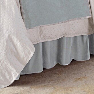 Gatherer Velvet Bed Skirt, 1PC