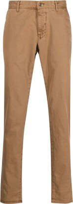 Tapered-Leg Chino Trousers-AH