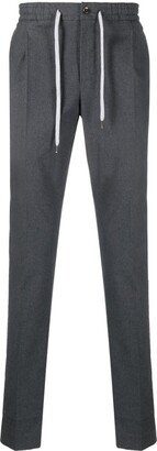 PT Torino Drawstring Cotton Tapered Trousers