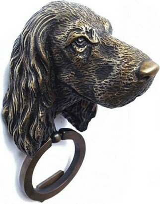 Vintage Door Knocker - Solid Brass Dog Knocker Antique Door Knob Coccker Spaniel