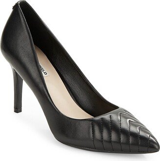 Roulle Leather Point-Toe Pumps