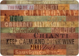 Home Accents Premium Comfort 1'10 x 2'7 Wooden Wines Mat