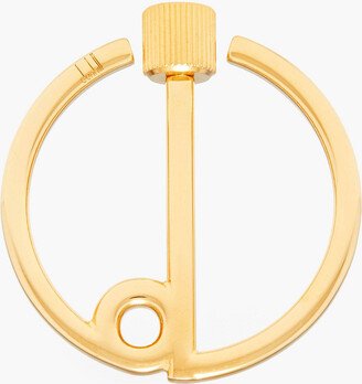 Gold-tone keychain